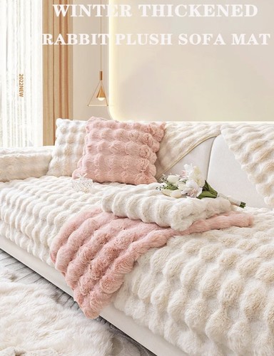Copridivano peluche con - in,