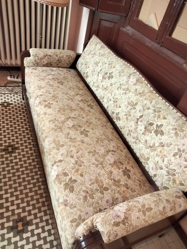 Divano vintage legno e - vintage, in